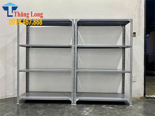 Hệ thống kệ sắt V lỗ Thăng Long lắp đặt chuyên nghiệp