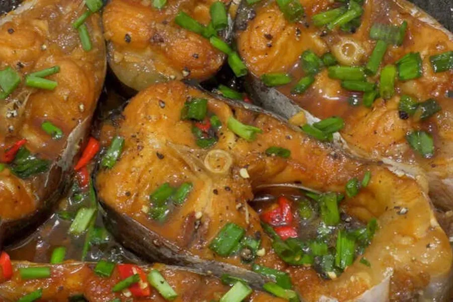 Toàn cảnh Cá Trà Sóc đang bơi trong môi trường nước