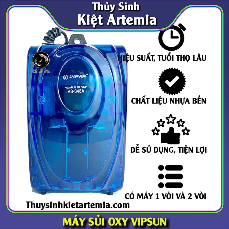 Máy tạo oxy hồ cá mini chất lượng cao