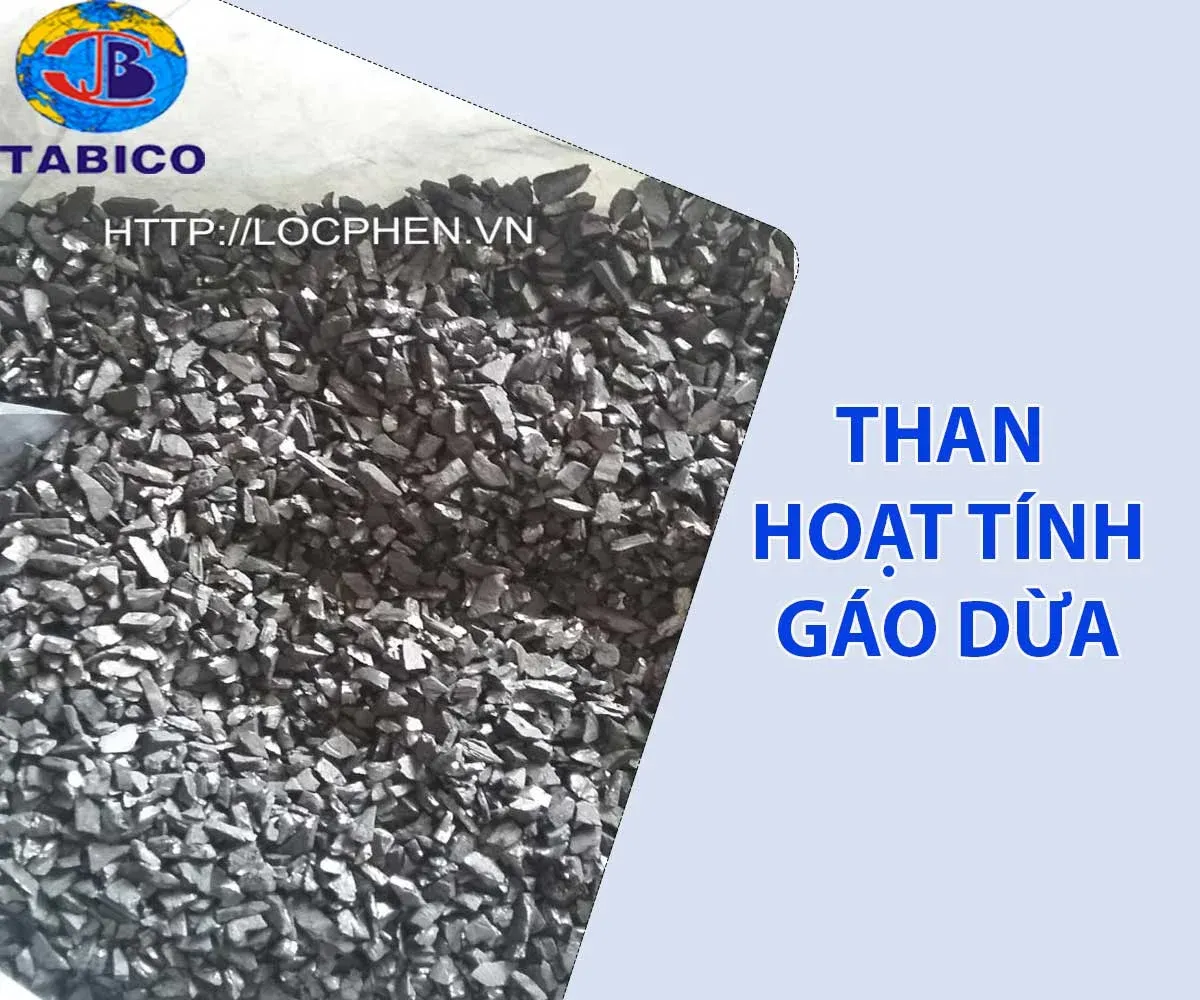 Than hoạt tính dạng hạt gáo dừa - Vật liệu lọc hóa học khử mùi cho bể thủy sinh