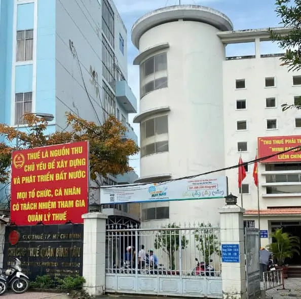 Trụ sở làm việc Chi cục thuế quận Bình Tân TPHCM