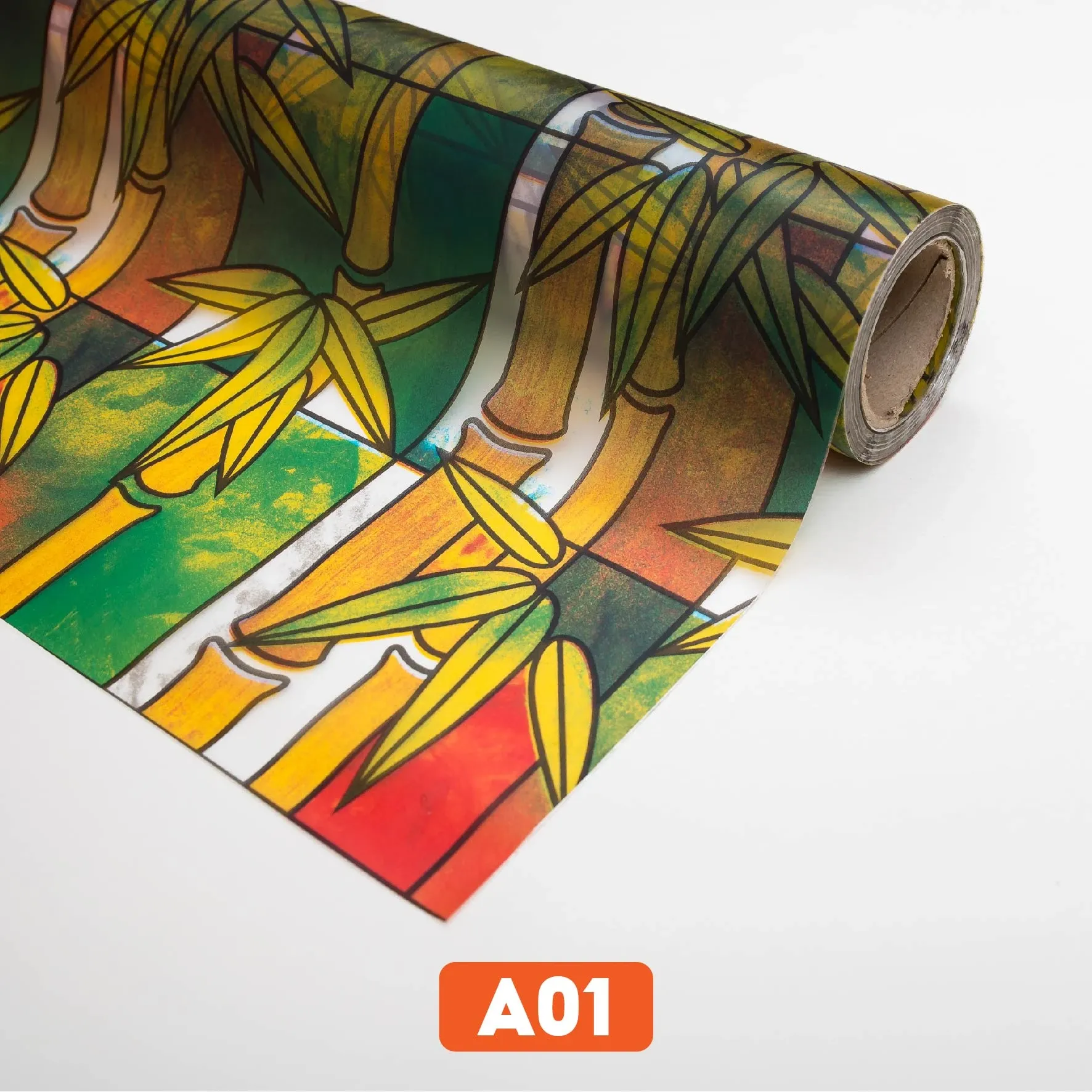 Decal dán kính A01 có khả năng chống nước và dễ vệ sinh