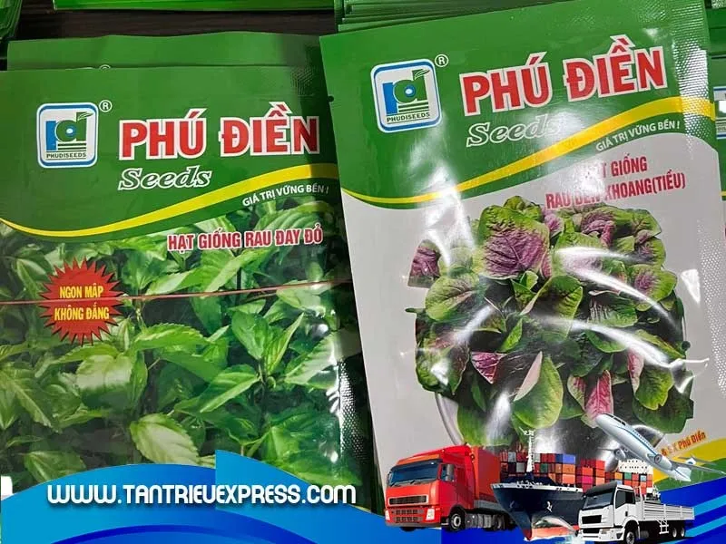 Gói hàng hạt giống từ Sài Gòn đi Mỹ