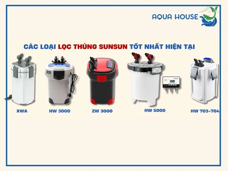 Các thương hiệu máy lọc nước hồ cá chất lượng, bán chạy nhất