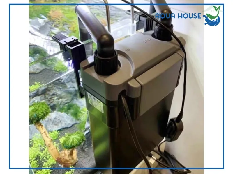 Máy lọc nước hồ cá treo thành phù hợp với bể nhỏ