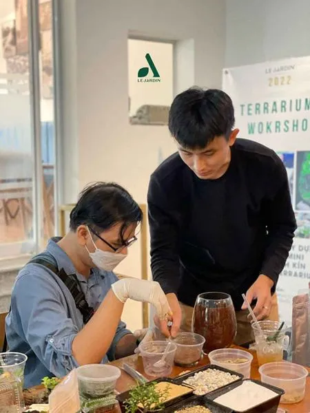 Le Jardin – địa điểm tuyệt vời để bắt đầu hành trình khám phá terrarium