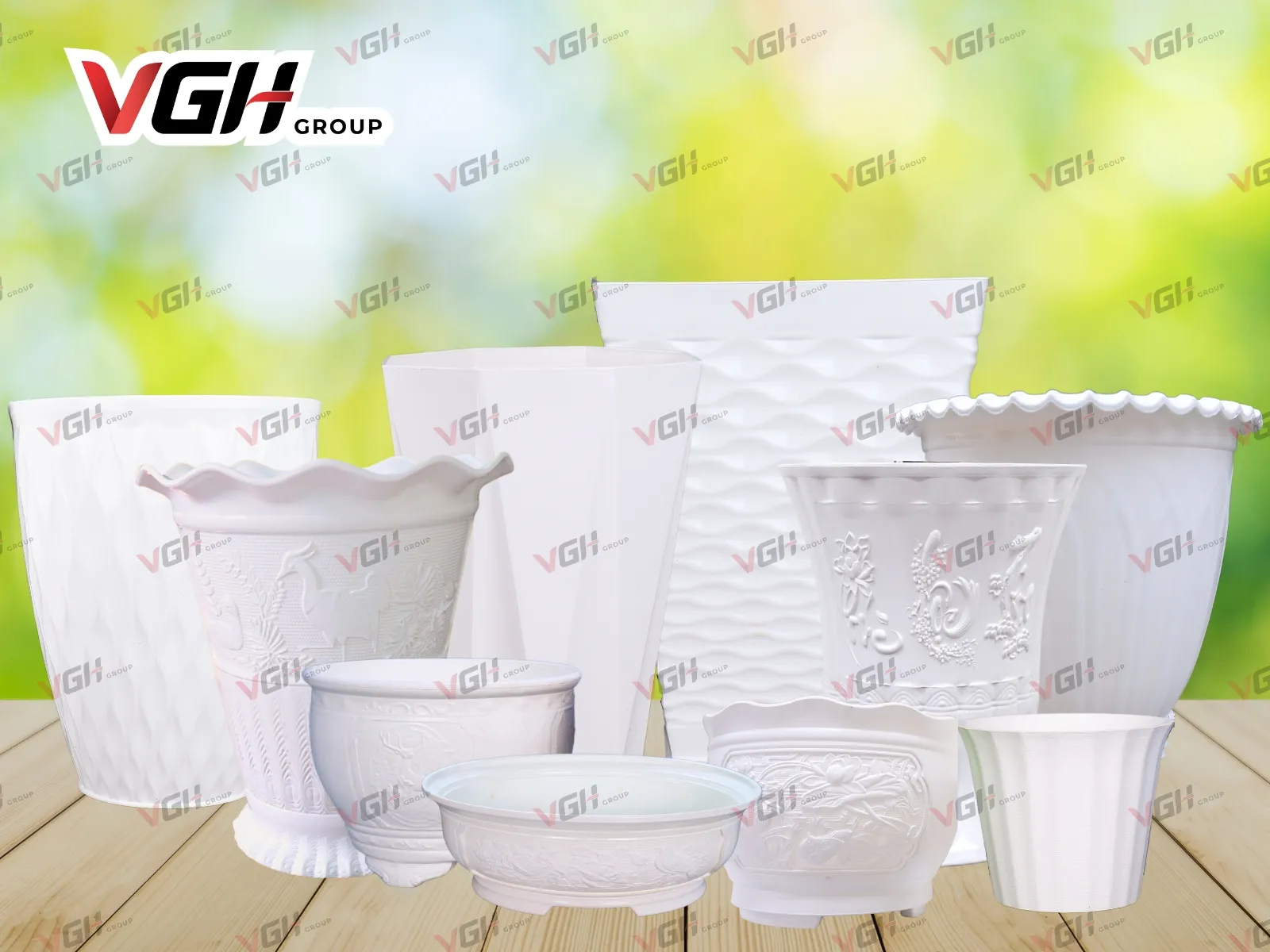 Top 10 mẫu chậu cây cảnh đẹp, chậu hoa Tết đẹp nhất