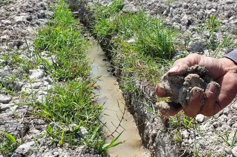 Đất sét có tính chất dẻo dính khi ướt và cứng khi khô