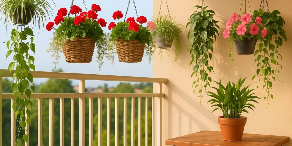 Trồng cây không đất để tạo mảng xanh ở ban công