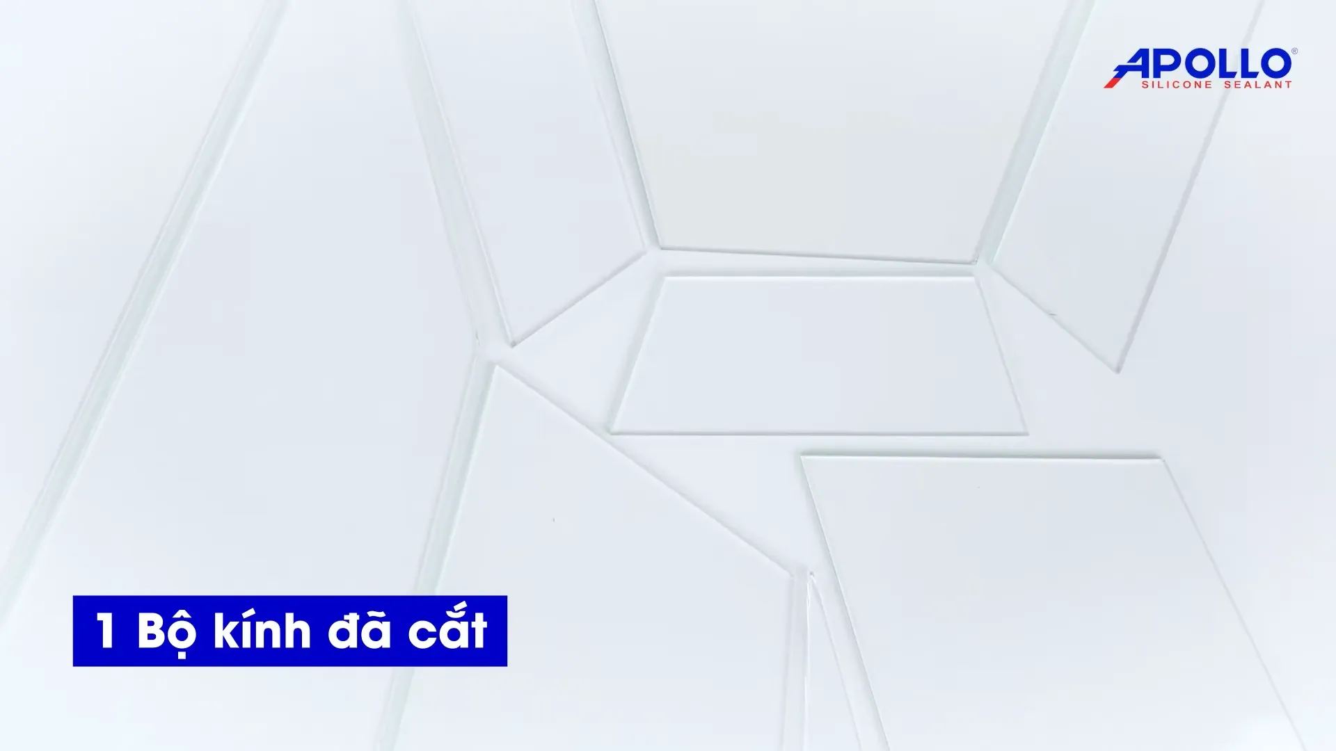 Chuẩn bị bộ kính đã cắt