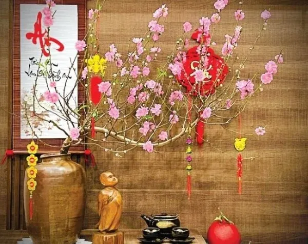 Hoa đào ngày Tết