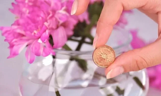 Giá»¯ hoa tÆ°Æ¡i lÃ¢u vá»›i Ä‘á»“ng xu