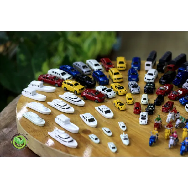 Phụ kiện tàu thuyền mini cho terrarium