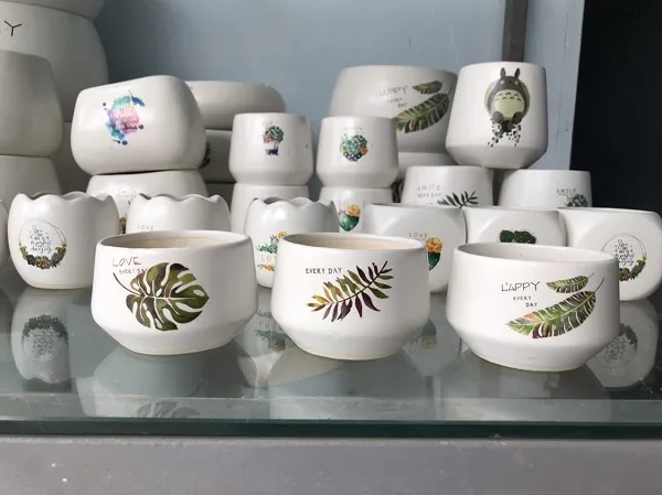 Chậu gốm sứ chất lượng cao cho không gian xanh