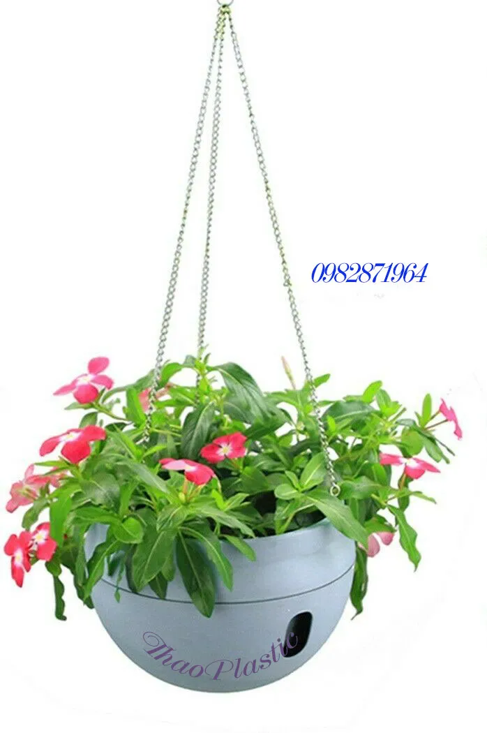 Chậu treo thông minh kèm dây xích