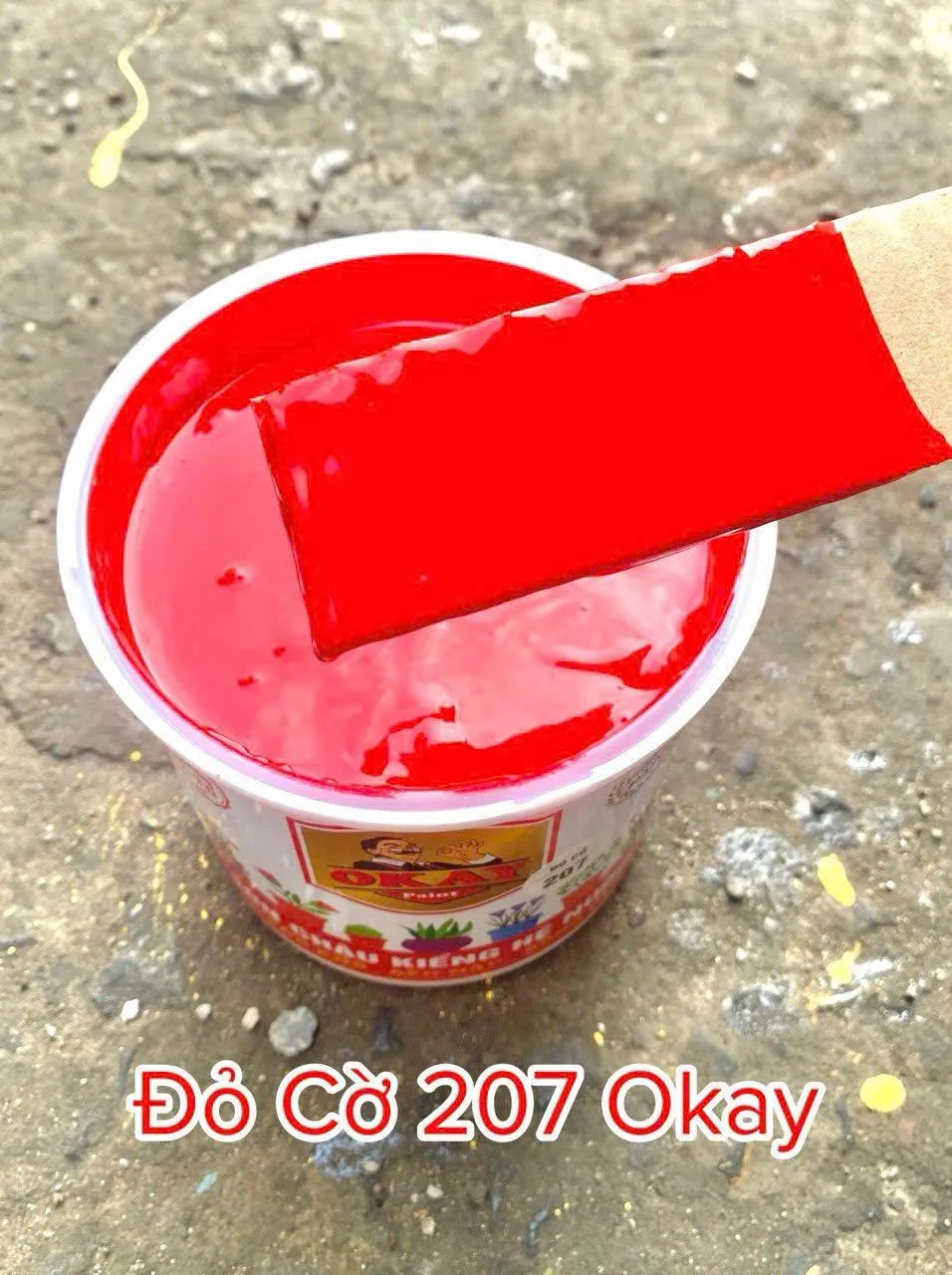 Sơn Okay đỏ đô 207