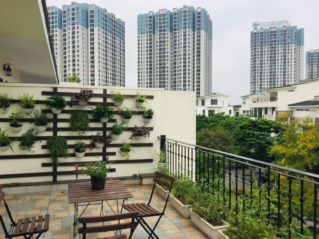 Mẹ đảm khéo tay “hóa biến” ban công thành vườn hoa giấy tuyệt đẹp ở Hà Nội - 12