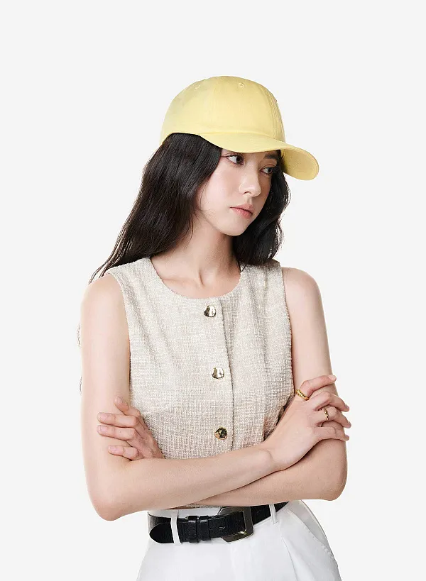 Nón lưỡi trai nhấn nơ