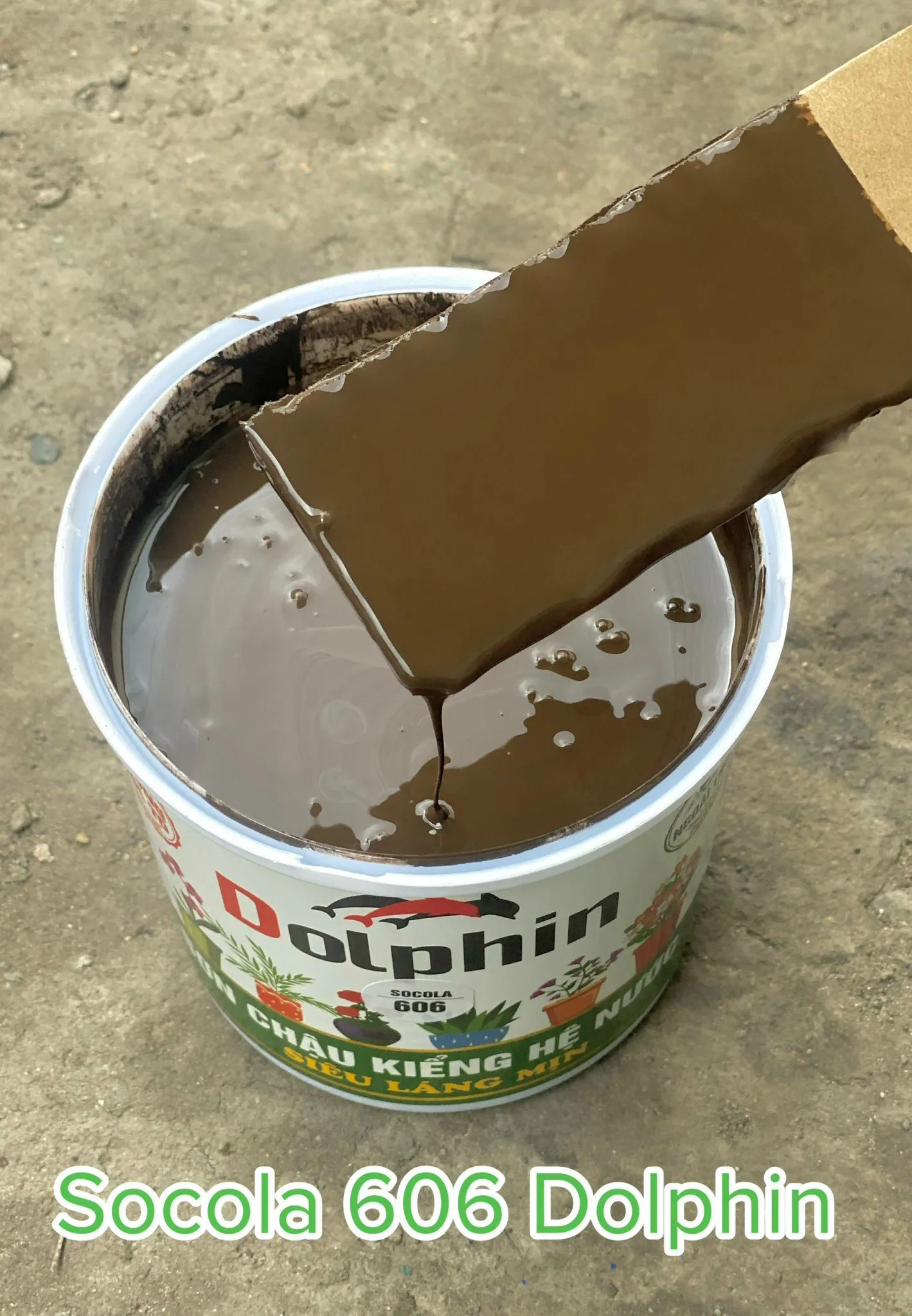 Sơn Dolphin Socola 606
