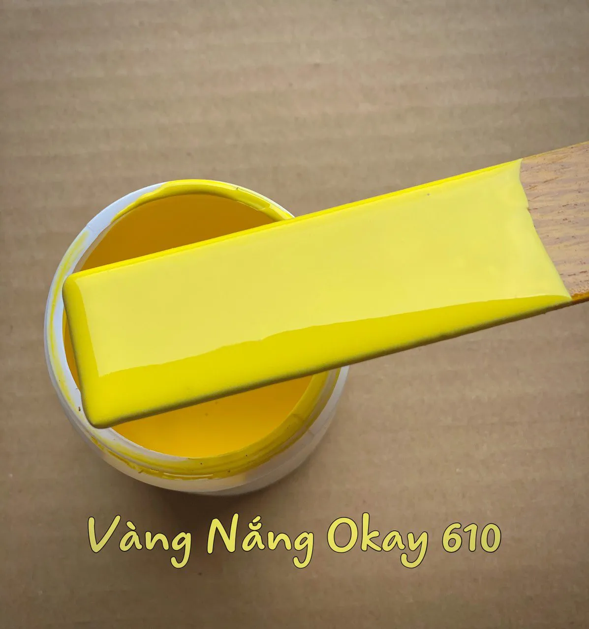 Sơn Okay vàng nắng 610