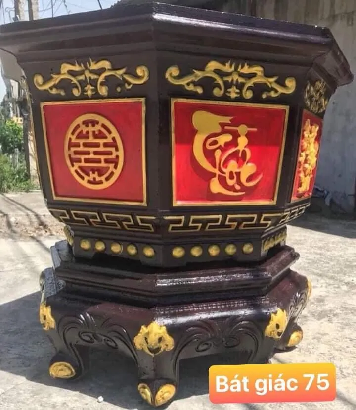 Chậu Bát Giác 75 (Cả Chân)