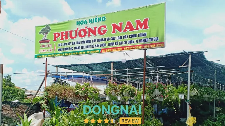 Vườn kiểng Phương Nam với đa dạng các loại cây xanh